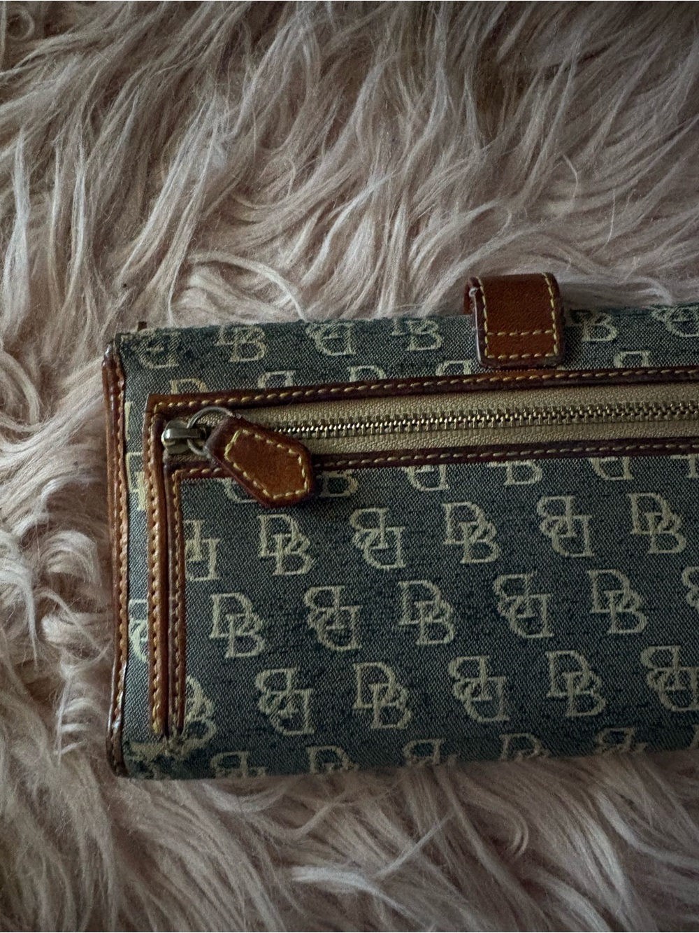 Dooney & Bourke Denim Wallet - Picture 5 of 6